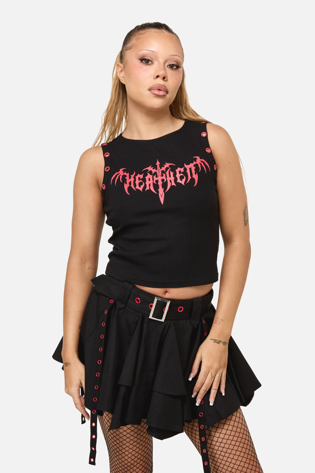 Dangerfield NZ - Divination Goth Tank - black