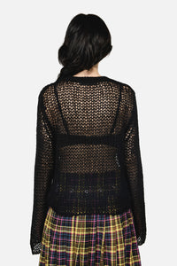 Dangerfield NZ - Serpent Goth Knit - black