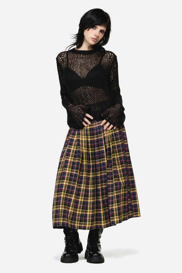 Dangerfield NZ - Serpent Goth Knit - black