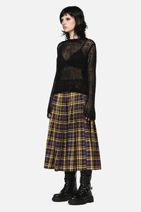 Dangerfield NZ - Serpent Goth Knit - black