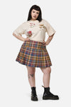 Dangerfield NZ - Curve Alchemy Tartan Skort - multi