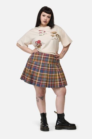 Dangerfield NZ - Curve Alchemy Tartan Skort - multi