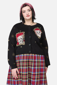 Dangerfield NZ - Curve OfficialPortraitCardigan - black