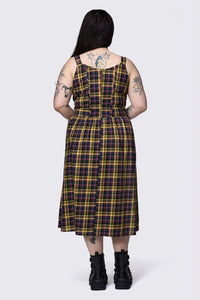 Dangerfield NZ - Curve Forest Dweller Tartan Dress - multi