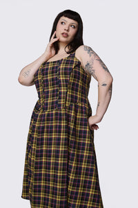 Dangerfield NZ - Curve Forest Dweller Tartan Dress - multi