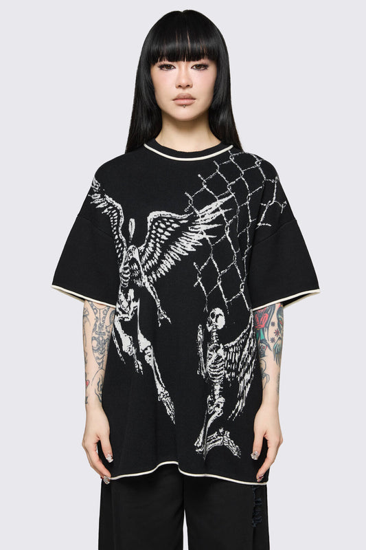 Dangerfield NZ - Archangel Oversize Knit Jumper - black