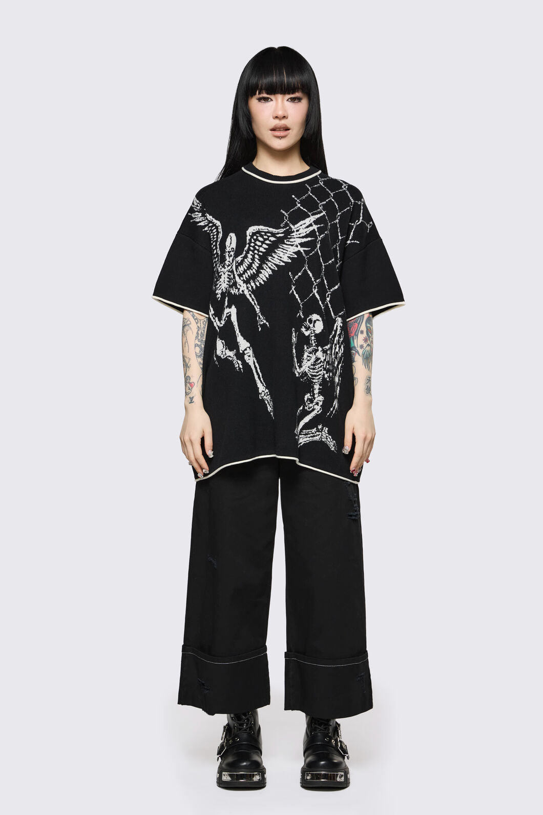Dangerfield NZ - Archangel Oversize Knit Jumper - black