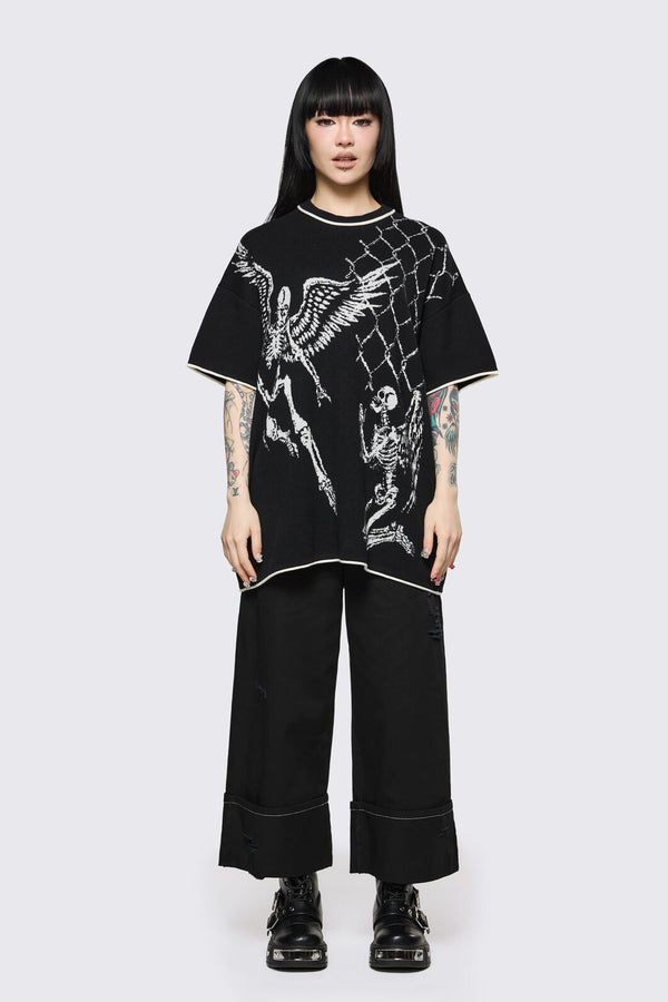 Dangerfield NZ - Archangel Oversize Knit Jumper - black