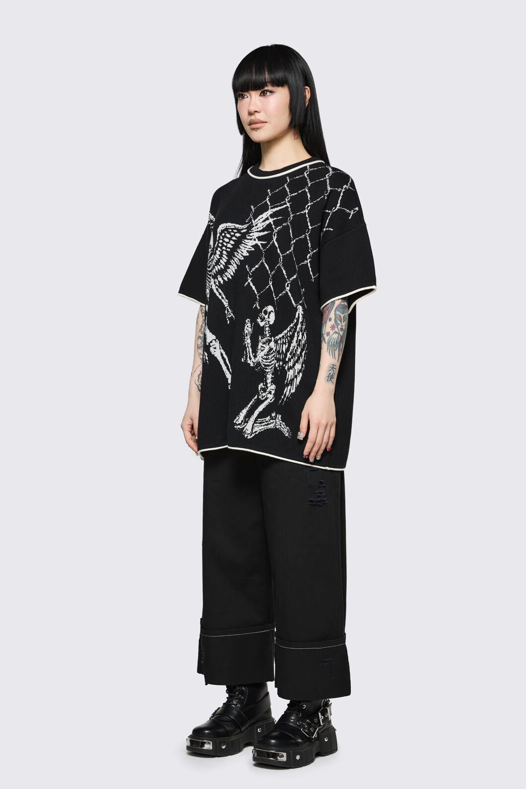 Dangerfield NZ - Archangel Oversize Knit Jumper - black