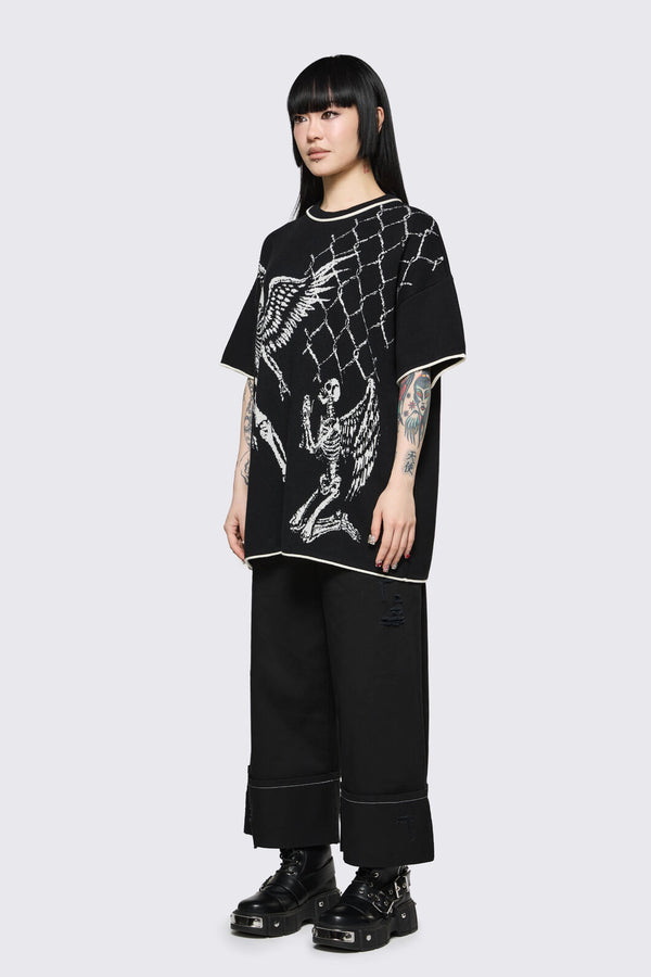 Dangerfield NZ - Archangel Oversize Knit Jumper - black