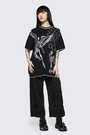 Dangerfield NZ - Archangel Oversize Knit Jumper - black