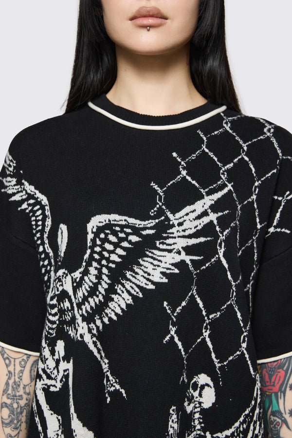 Dangerfield NZ - Archangel Oversize Knit Jumper - black
