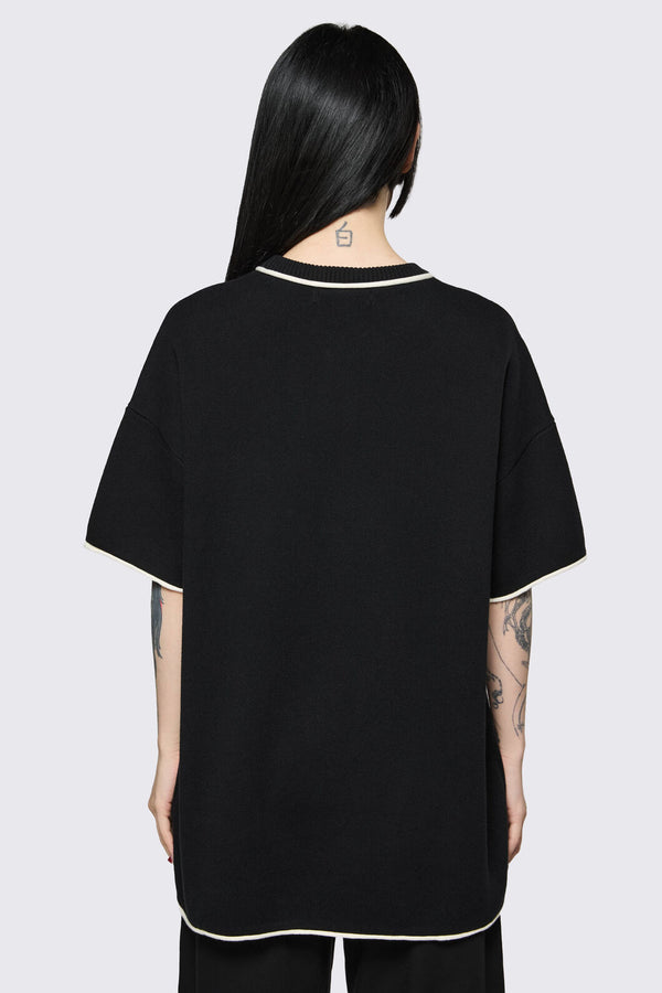 Dangerfield NZ - Archangel Oversize Knit Jumper - black