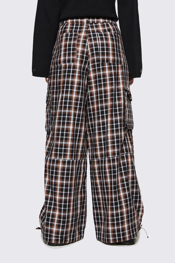 Dangerfield NZ - Archangel Tartan Cargo Pant - brown