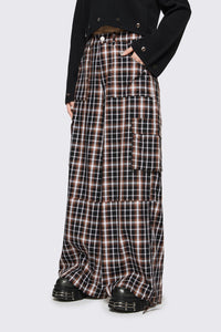 Dangerfield NZ - Archangel Tartan Cargo Pant - brown