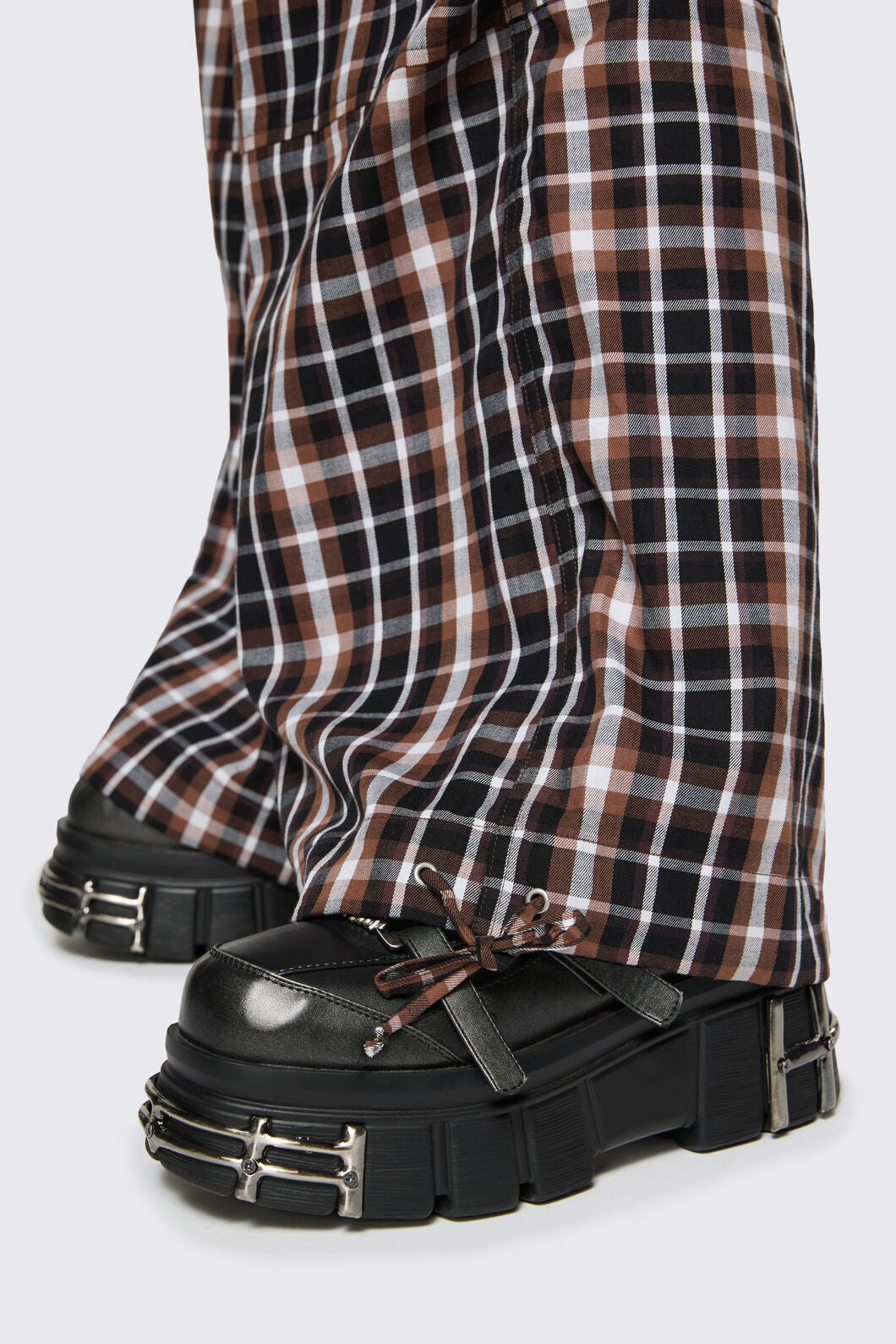 Dangerfield NZ - Archangel Tartan Cargo Pant - brown