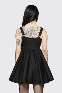 Dangerfield NZ - Cindy Buckle Mini Dress - black
