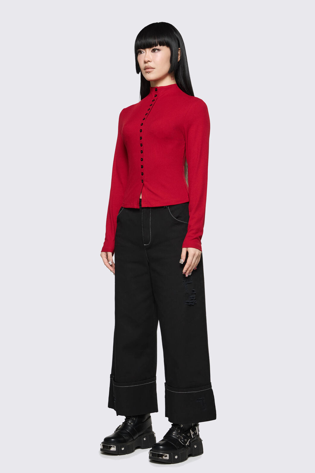 Dangerfield NZ - Cindy Cardigan - red