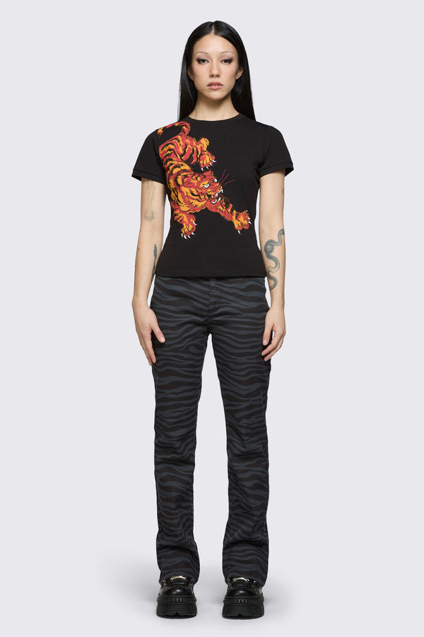 Dangerfield NZ - Big Cat Tee - black