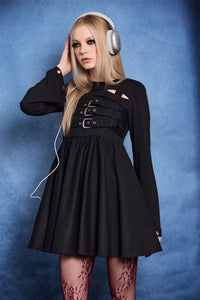 Dangerfield NZ - Cindy Cut Out Sleeves - black