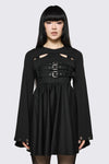 Dangerfield NZ - Cindy Cut Out Sleeves - black