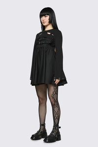 Dangerfield NZ - Cindy Cut Out Sleeves - black
