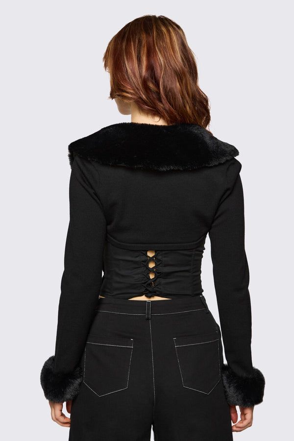 Dangerfield NZ - Cindy Trim Sleeves - black
