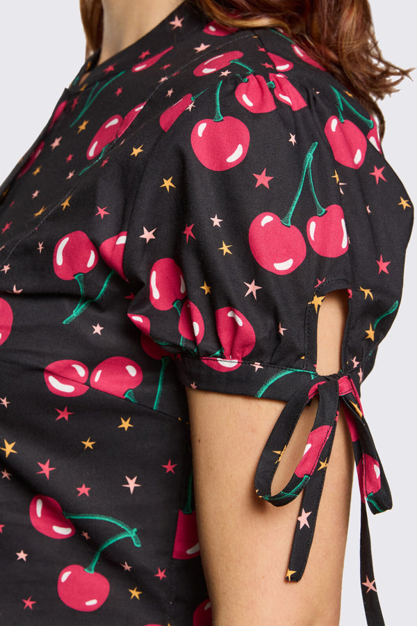 Dangerfield NZ - Delulu Print Blouse - black