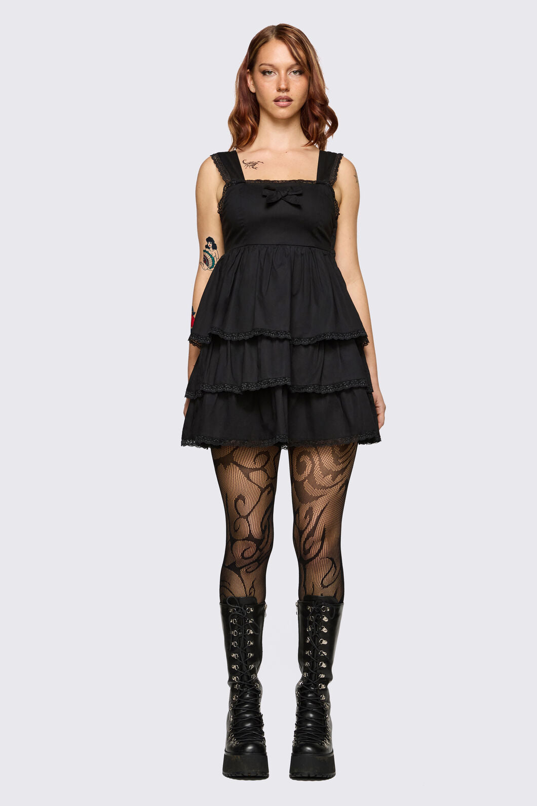 Dangerfield NZ - Underdog Lacey Mini Dress - black
