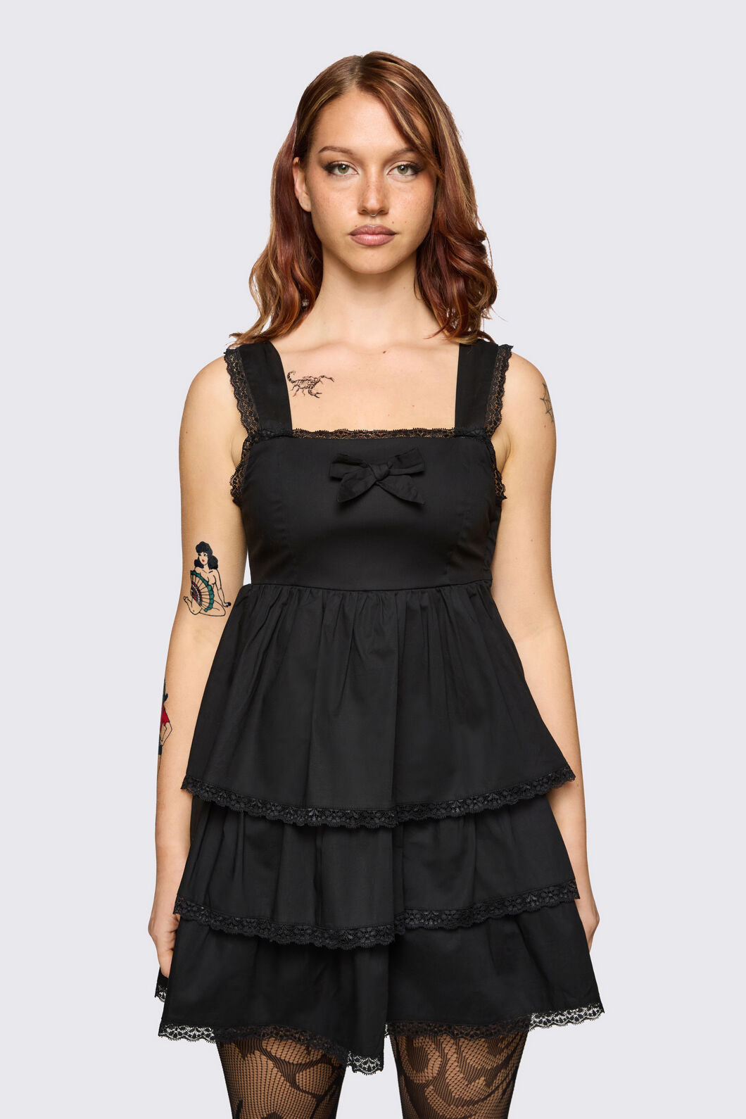 Dangerfield NZ - Underdog Lacey Mini Dress - black