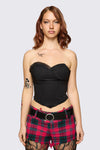 Dangerfield NZ - Underdog Lacey Corset - black