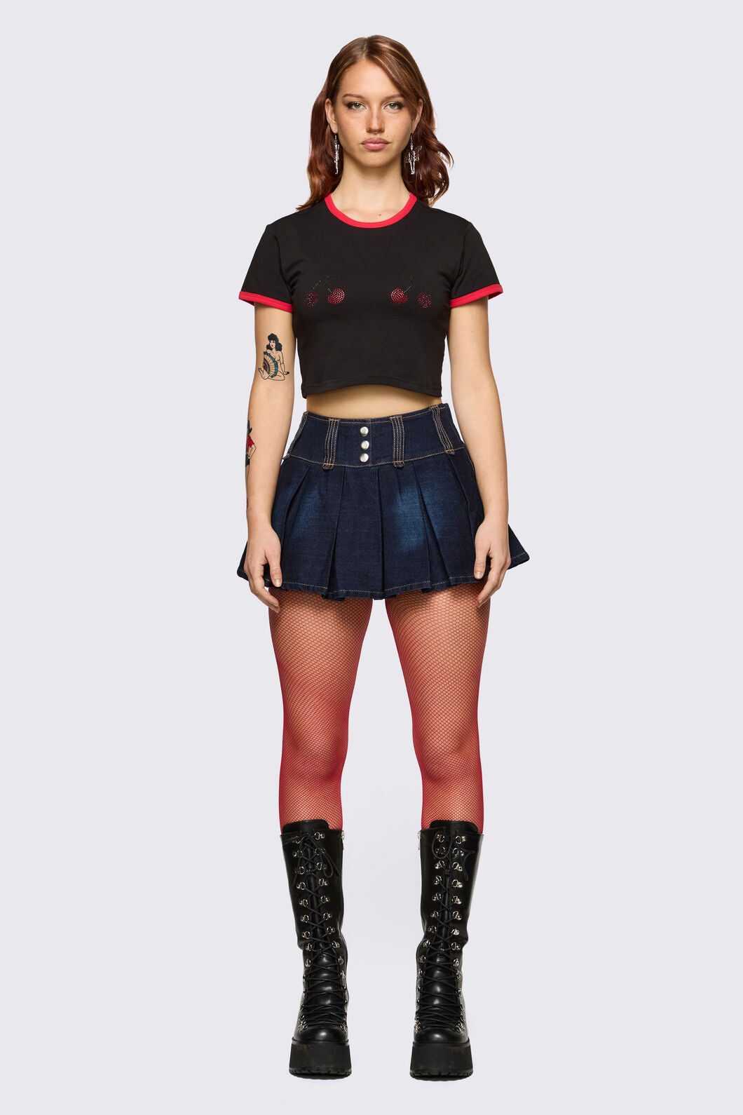 Dangerfield NZ - Dizzy Denim Skort - navy