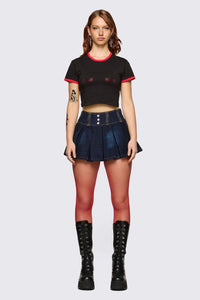Dangerfield NZ - Dizzy Denim Skort - navy