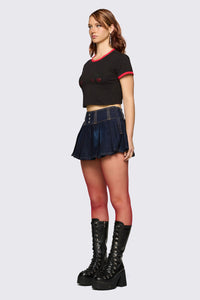 Dangerfield NZ - Dizzy Denim Skort - navy