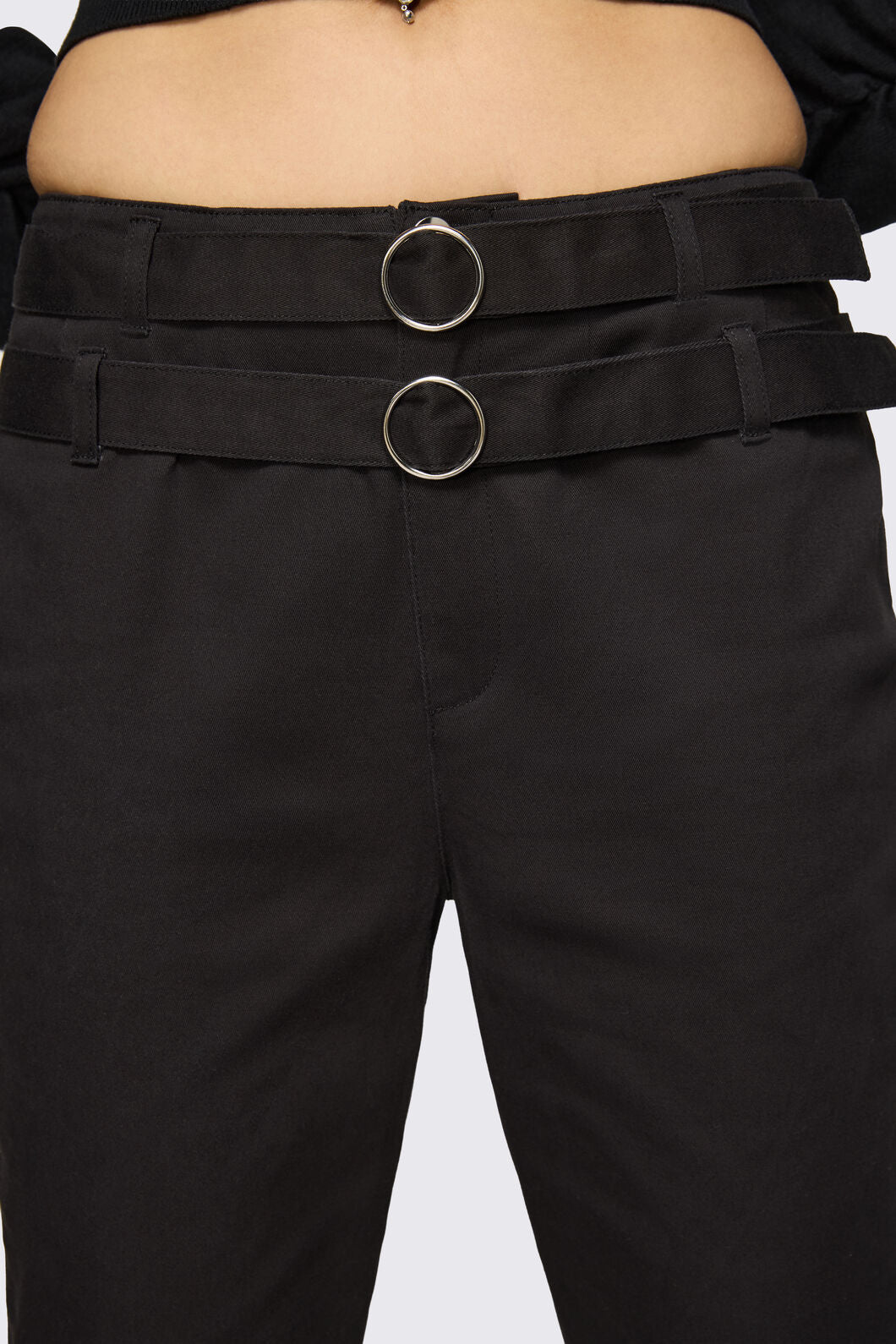 Dangerfield NZ - Underdog Punk Capri Pant - black