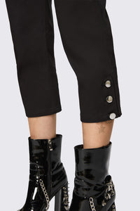 Dangerfield NZ - Underdog Punk Capri Pant - black