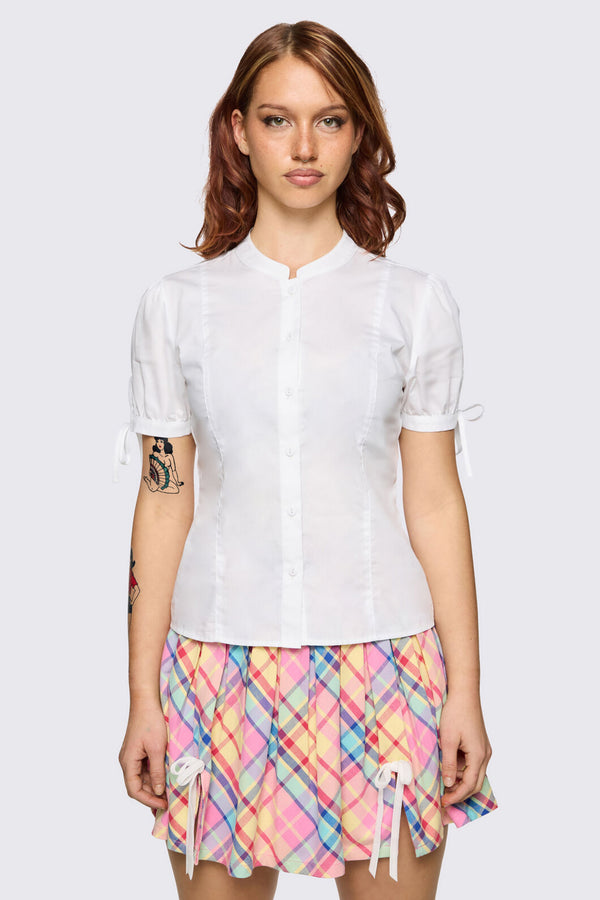 Dangerfield NZ - Underdog Blouse - white