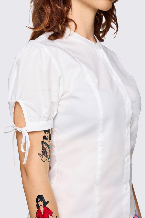 Dangerfield NZ - Underdog Blouse - white