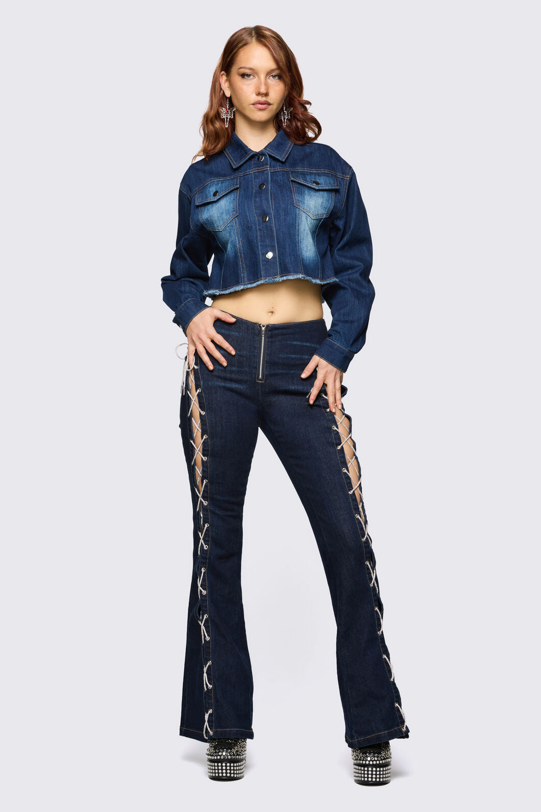Dangerfield NZ - Dizzy Denim Jacket - navy