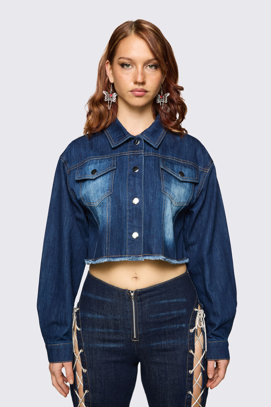 Dangerfield NZ - Dizzy Denim Jacket - navy