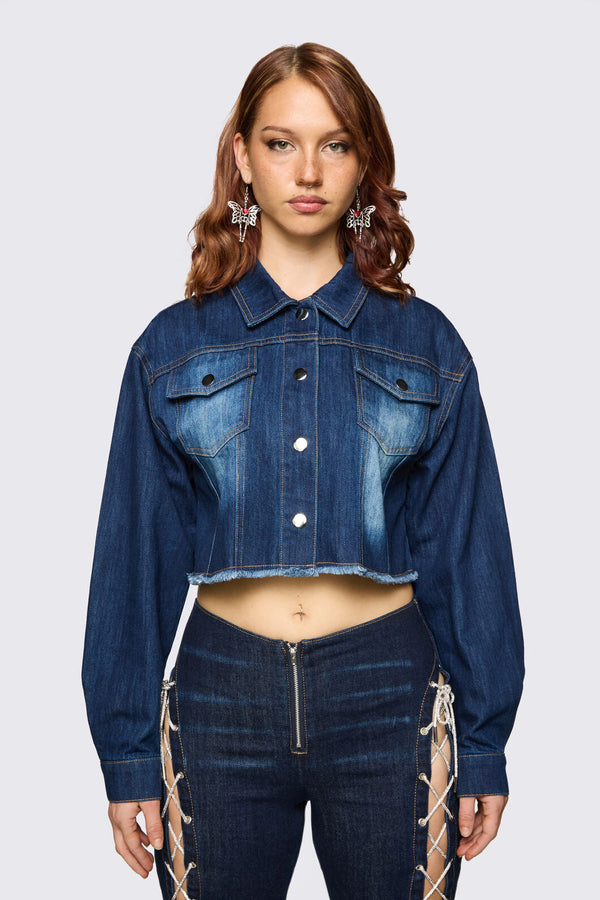 Dangerfield NZ - Dizzy Denim Jacket - navy
