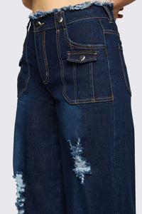 Dangerfield NZ - Dizzy Distressed Jean - navy