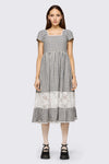 Dangerfield NZ - Darling Gingham Dress - black-white