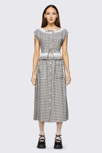 Dangerfield NZ - Darling Gingham Top - black-white