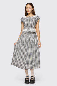 Dangerfield NZ - Darling Gingham Top - black-white