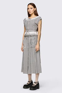 Dangerfield NZ - Darling Gingham Top - black-white