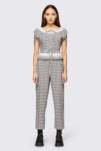 Dangerfield NZ - Darling Gingham Cargo - black-white