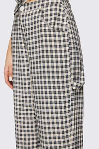 Dangerfield NZ - Darling Gingham Cargo - black-white