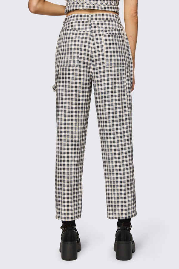 Dangerfield NZ - Darling Gingham Cargo - black-white