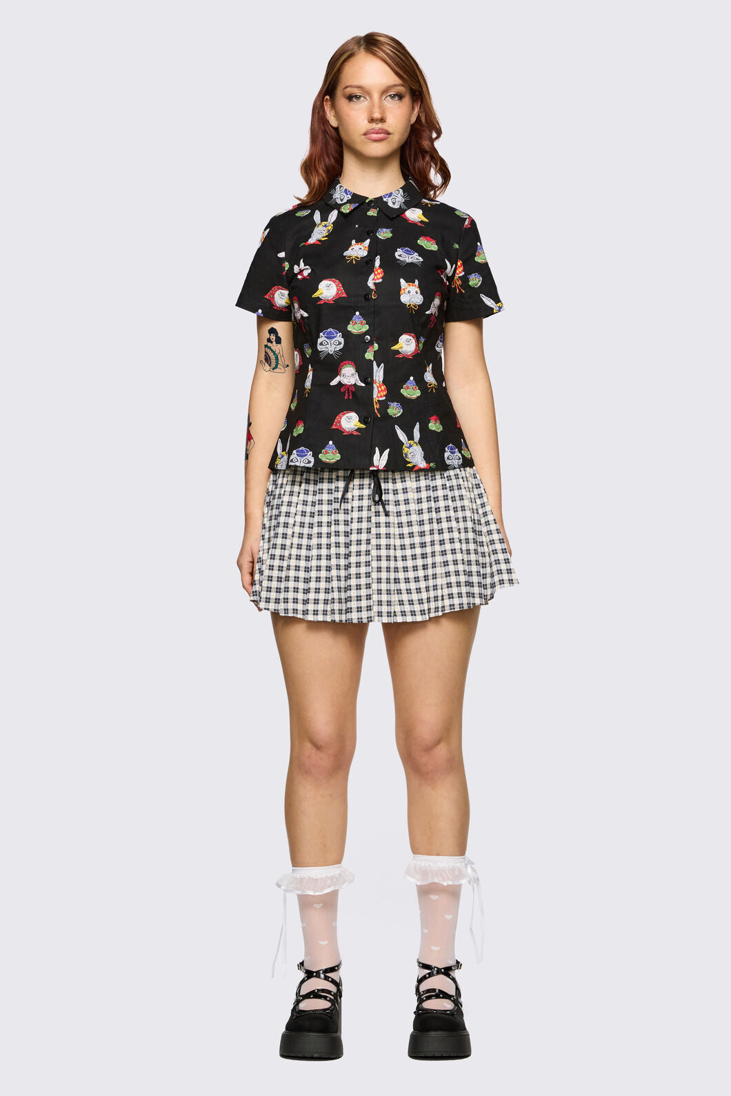 Dangerfield NZ - Bonnet Cutie Blouse - black